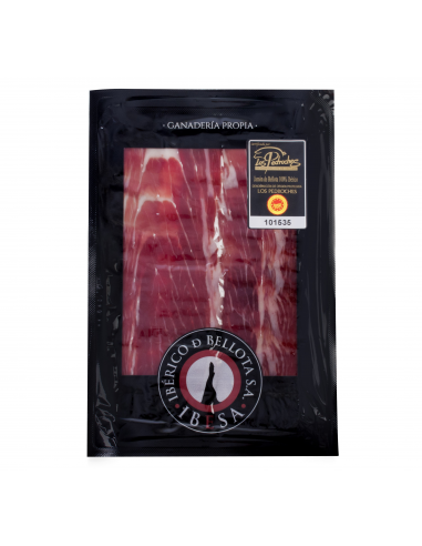 Jamón de Bellota 100% Ibérico D.O Los Pedroches cortado a cuchillo