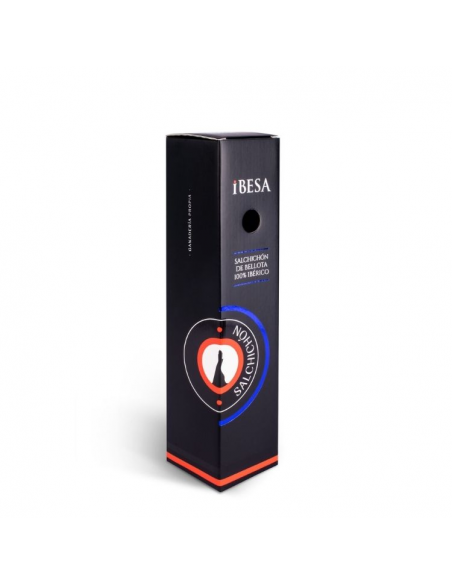Medio Salchichón de Bellota 100% ibérico estuchado