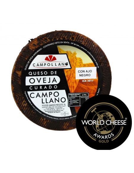 Queso de Oveja Curado con Ajo Negro
