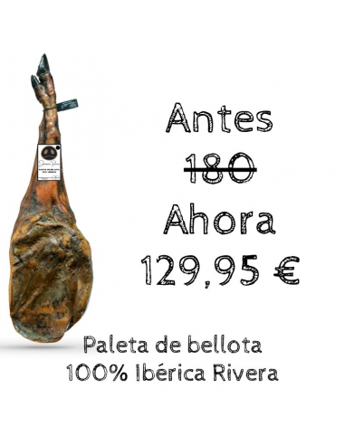 Paleta de bellota 100% Ibérica Jamones Rivera