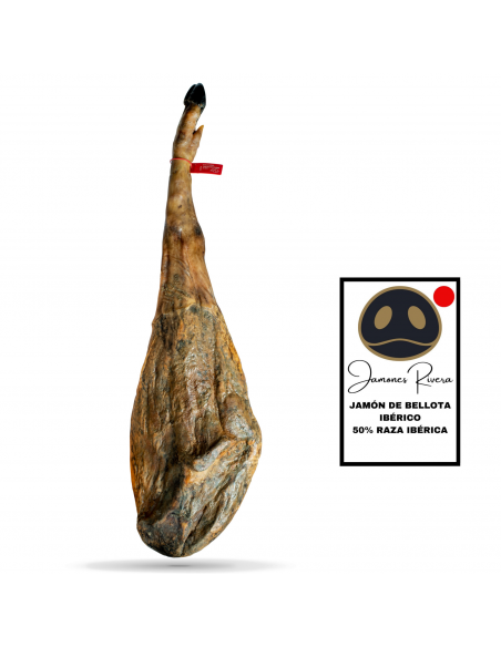 Jamón de Bellota Ibérico 50% raza ibérica Rivera