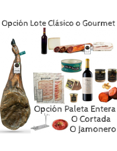 Cesta de navidad con Paleta...