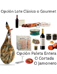Cesta de navidad con Paleta...