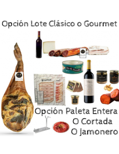 Cesta de navidad con Paleta...