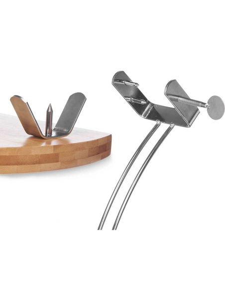 Jamonero Plegable + Cuchillo + Afilador