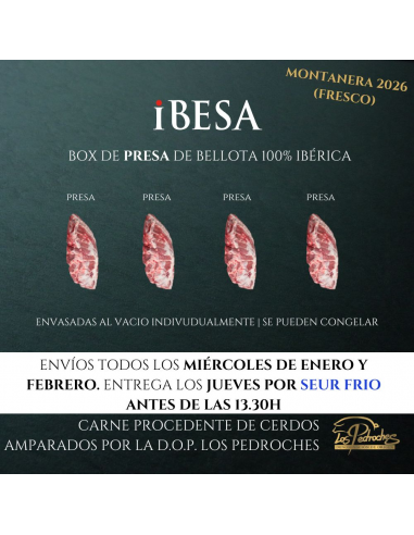 Box de presa de bellota 100% Ibérica...