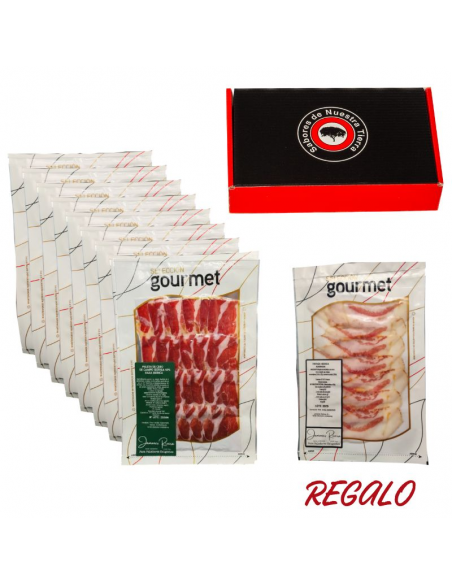 Paleta de Cebo de campo Ibérica 50% raza ibérica a tapita Rivera + Regalo sobre Papada
