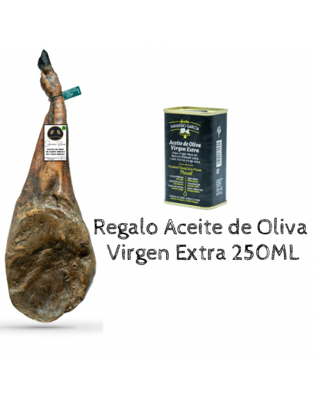 Paleta de Cebo de Campo Ibérica 50% raza ibérica Jamones Rivera + REGALO ACEITE DE OLIVA VIRGEN EXTRA 250ML