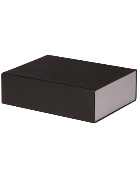 Caja Negra Plata tamaño 2 botellas